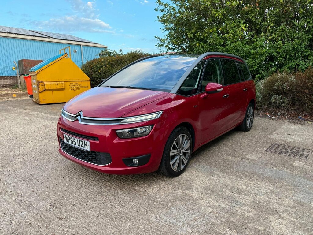 Citroen Grand C4 Picasso 1.6 Bluehdi Exclusive Eat6 Euro 6 Ss Red #4