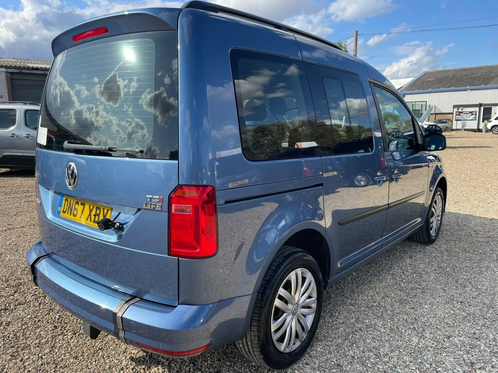 Volkswagen Caddy Life Wheelchair Accessible Vehicle Driver Transfer Wav DN67XBY Blue #2