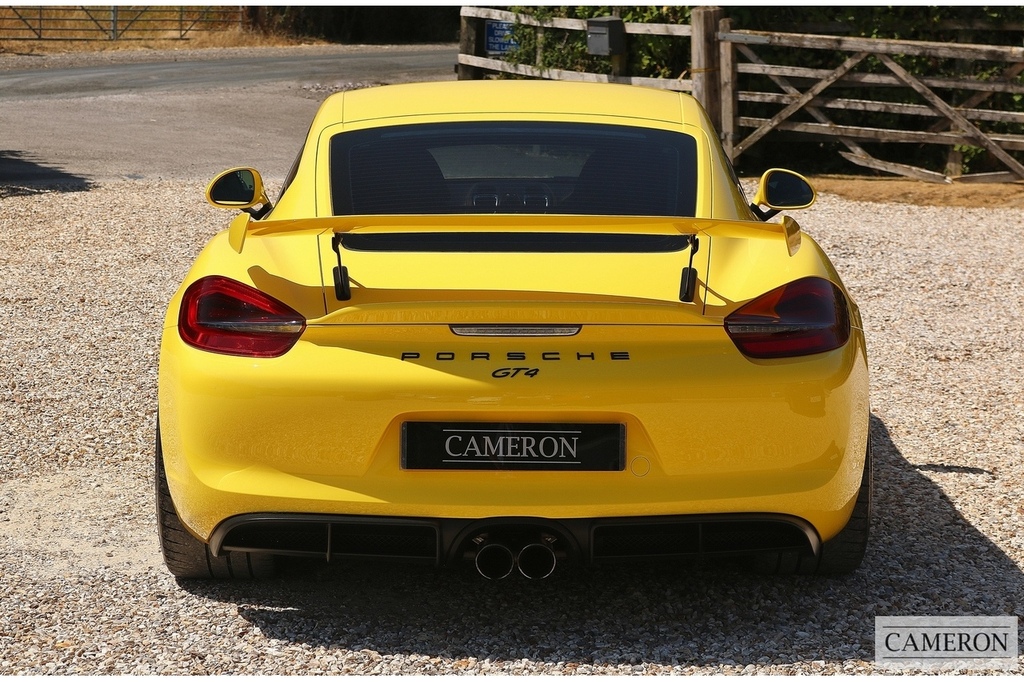 Porsche Cayman 981 Gt4 Yellow #4
