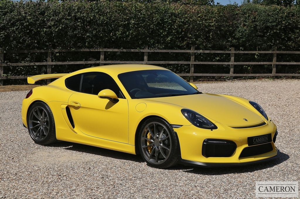 Porsche Cayman 981 Gt4 Yellow #2