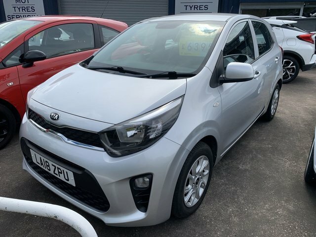 Kia Picanto 1.0 2 Hatchback Euro 6 66 Bhp LA18ZPU Silver #3