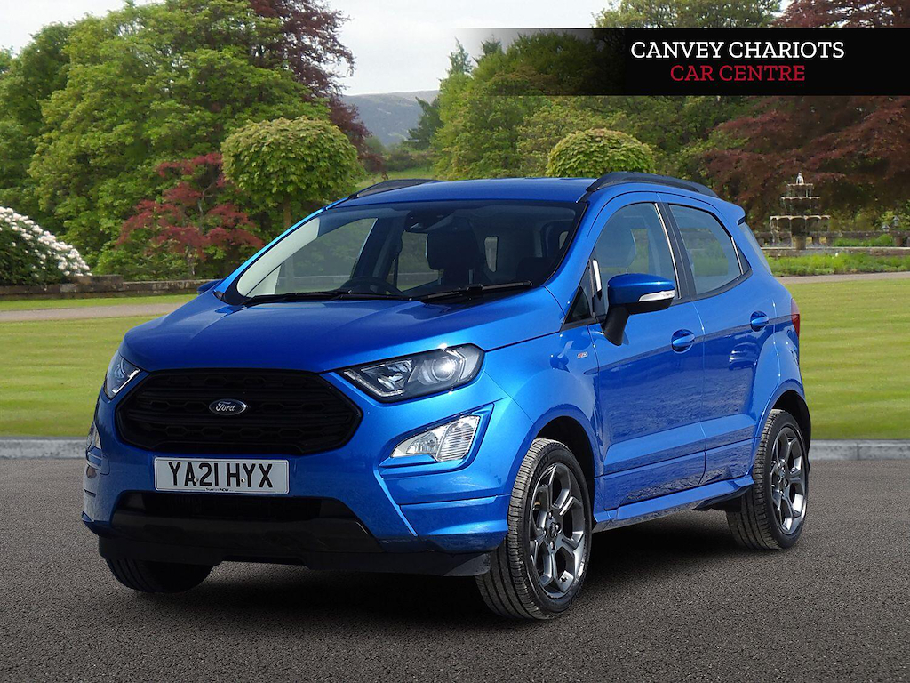 Ford Ecosport 1.0T Ecoboost St-line Euro 6 Ss YA21HYX Blue #3
