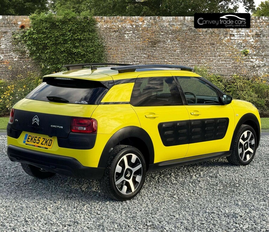 Citroen C4 Cactus Hatchback 1.2 Puretech Flair Etg5 Euro 6 Ss EK65ZKD Yellow #6