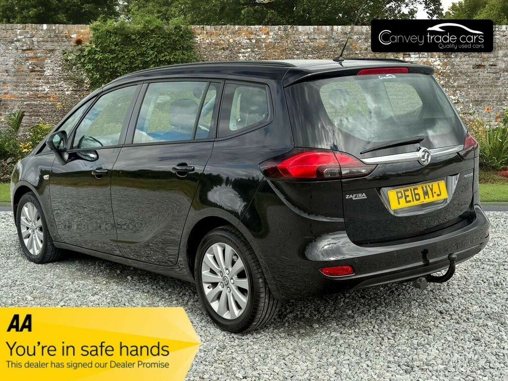 Vauxhall Zafira Tourer Mpv 1.6 Cdti Ecoflex Design Euro 6 Ss 2016 Black #2