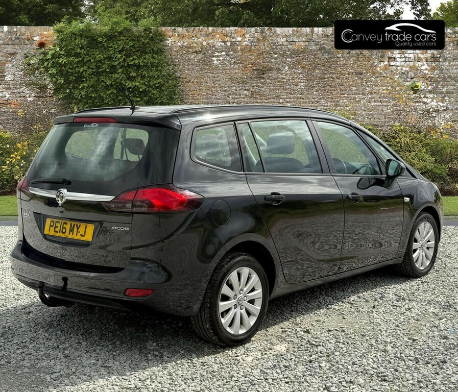 Vauxhall Zafira Tourer Mpv 1.6 Cdti Ecoflex Design Euro 6 Ss 2016 Black #6