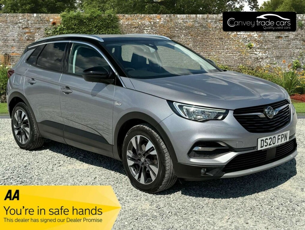 Vauxhall Grandland X Suv 1.2 Turbo Sri Nav Euro 6 Ss 2020 DS20FPN Grey