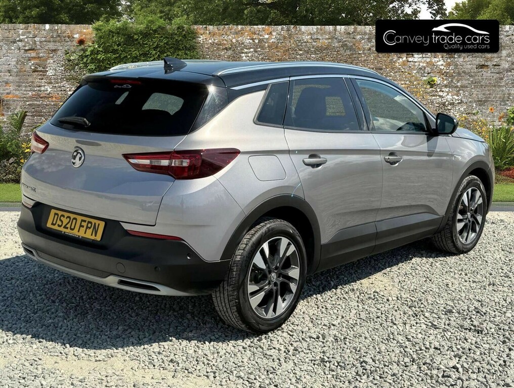 Vauxhall Grandland X Suv 1.2 Turbo Sri Nav Euro 6 Ss 2020 DS20FPN Grey #6