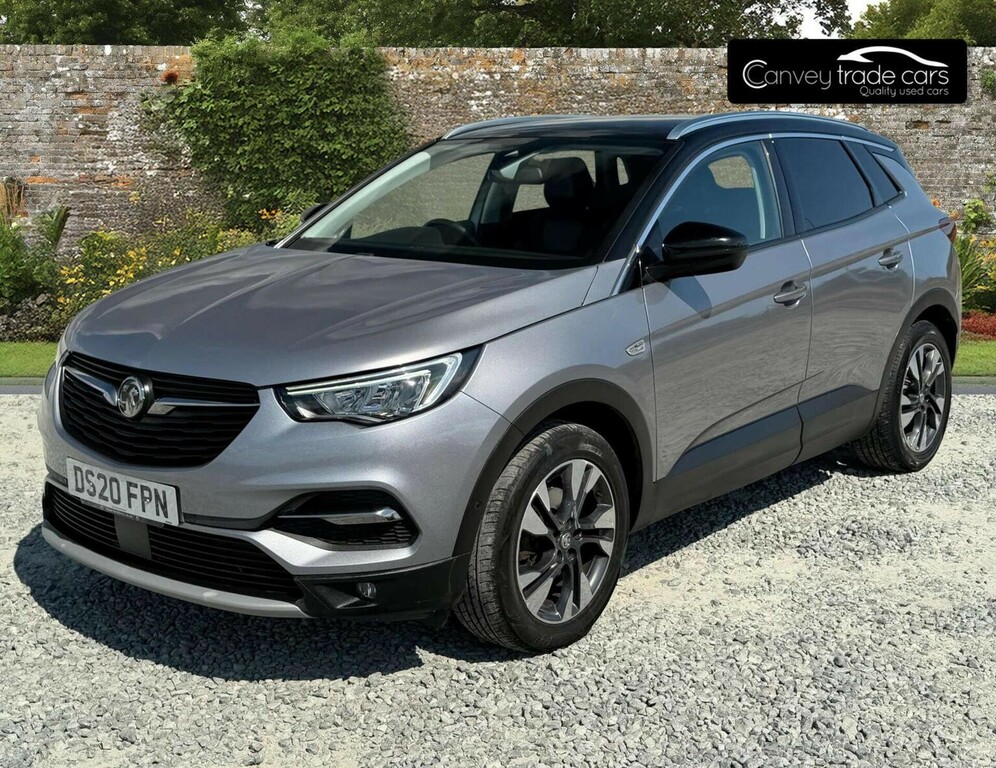 Vauxhall Grandland X Suv 1.2 Turbo Sri Nav Euro 6 Ss 2020 DS20FPN Grey #5