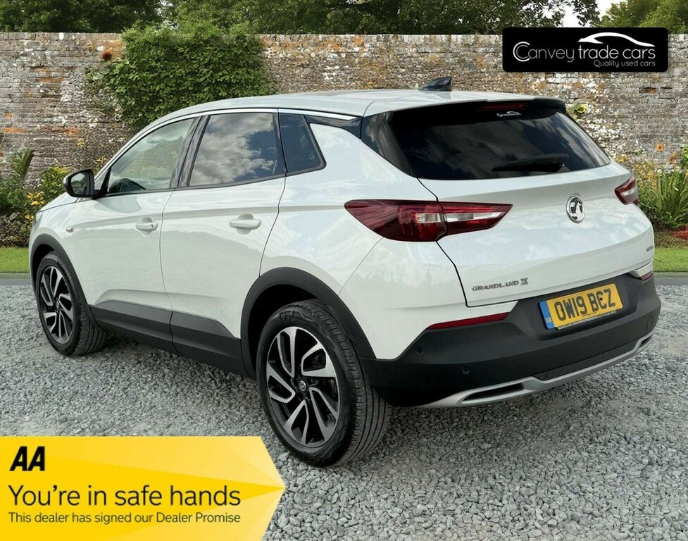 Vauxhall Grandland X Suv 1.2 Turbo Elite Nav Euro 6 Ss 201 OW19BCZ White #2