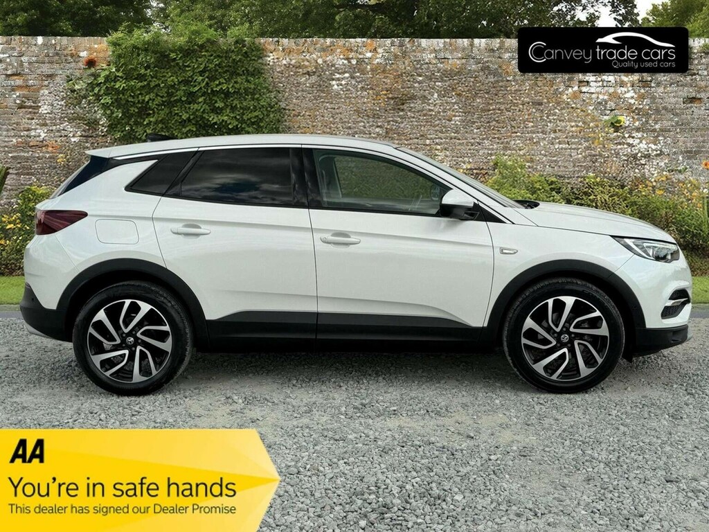 Vauxhall Grandland X Suv 1.2 Turbo Elite Nav Euro 6 Ss 201 OW19BCZ White #4