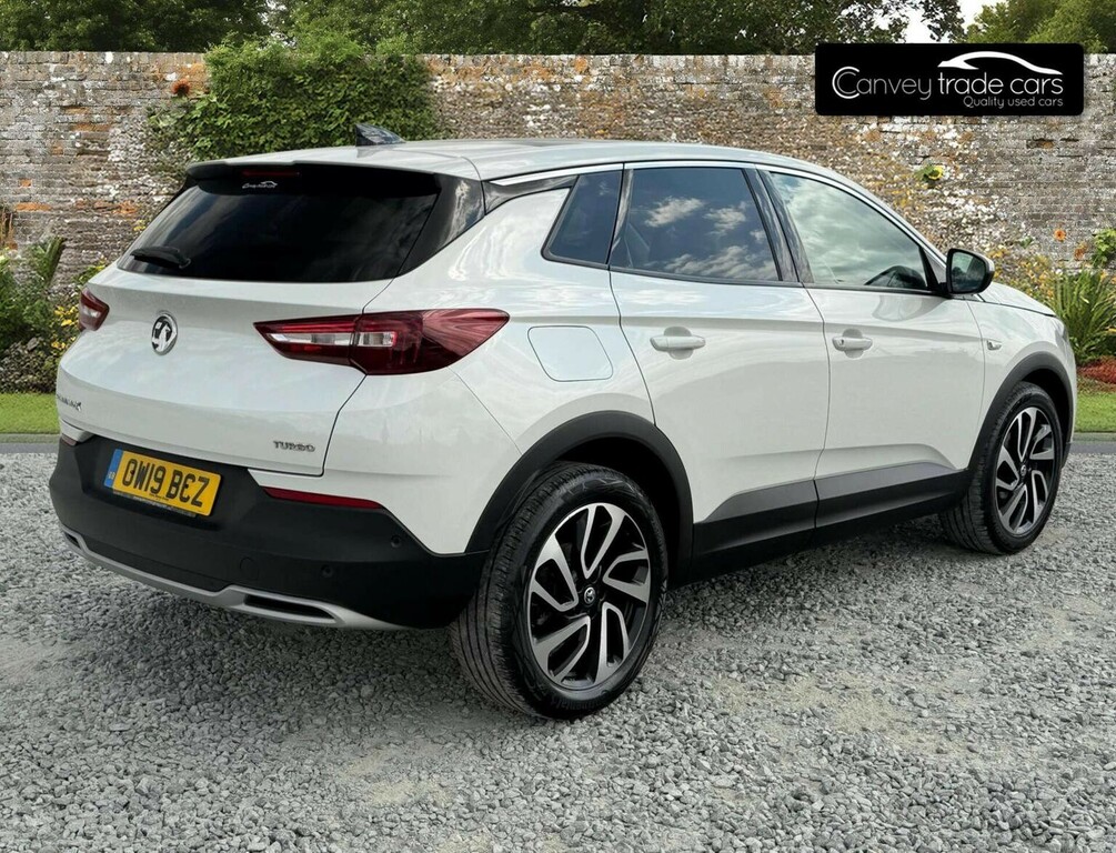 Vauxhall Grandland X Suv 1.2 Turbo Elite Nav Euro 6 Ss 201 OW19BCZ White #6