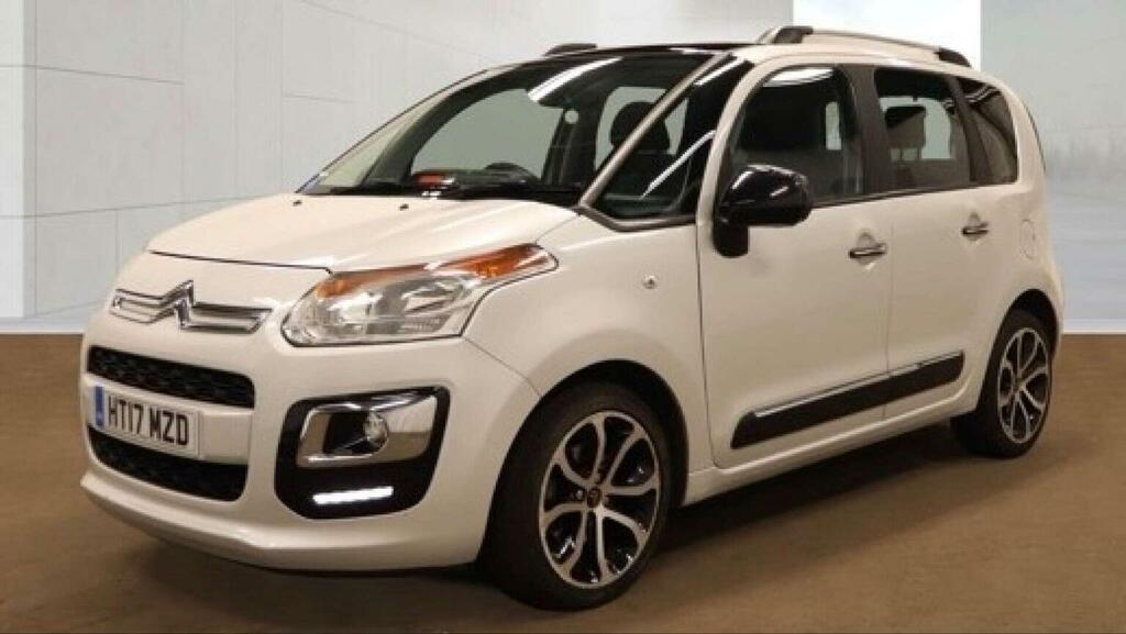 Citroen C3 Picasso 1.2 Puretech Platinum Euro 6 HT17MZD White #3