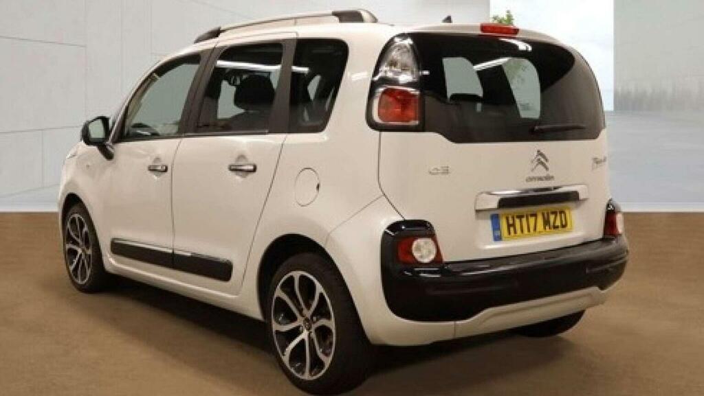 Citroen C3 Picasso 1.2 Puretech Platinum Euro 6 HT17MZD White #2