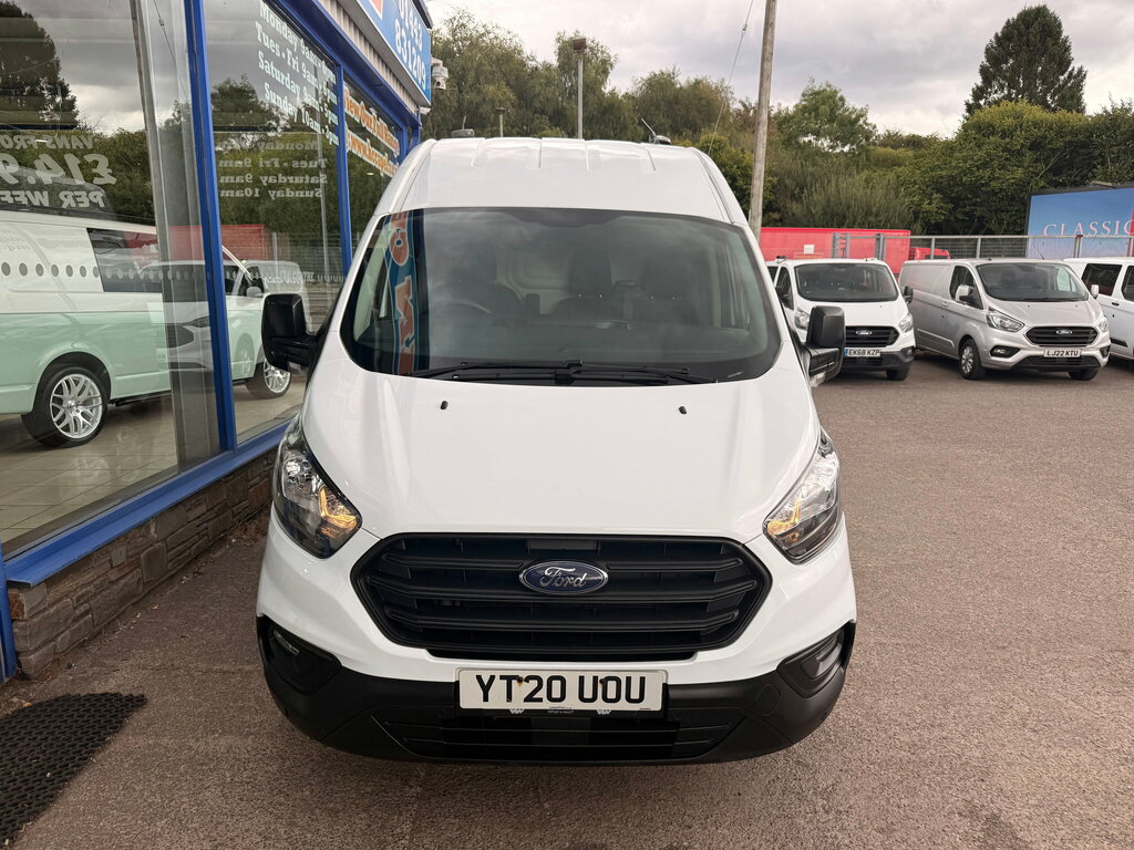 Ford Transit Custom 2.0 300 Ecoblue Leader Panel Van YT20UOU White #2