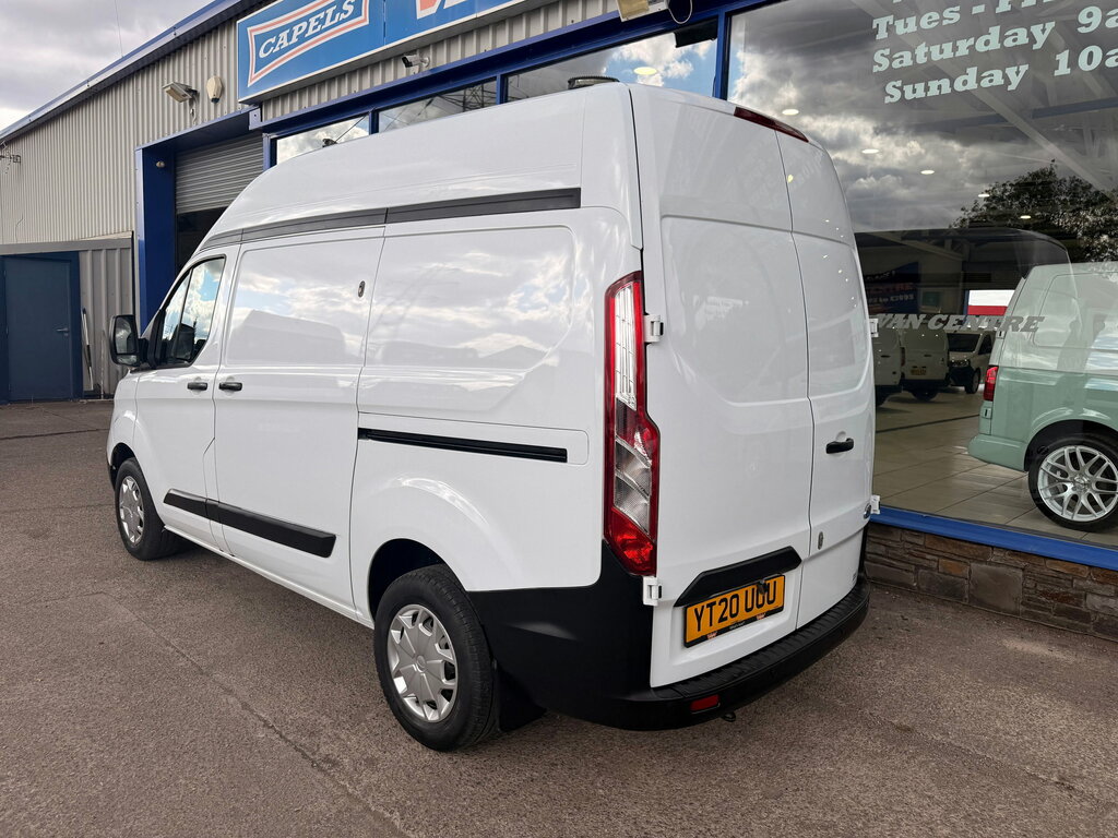 Ford Transit Custom 2.0 300 Ecoblue Leader Panel Van YT20UOU White #4