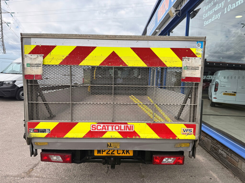 Ford Transit Custom 2.0 350 Ecoblue Hd Leader Dropside Flatbed Die WP22CXK White #5