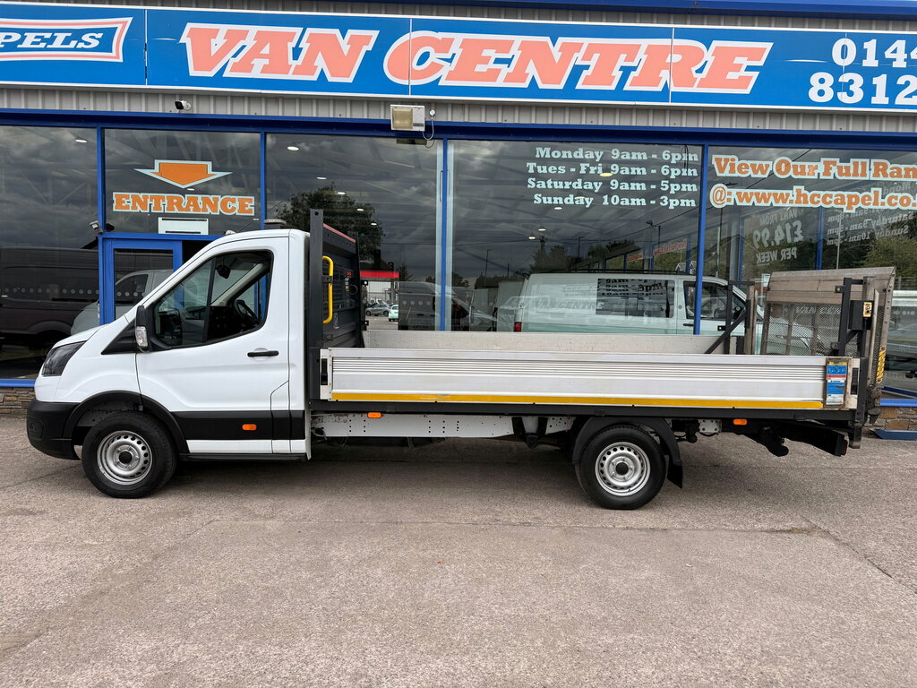 Ford Transit Custom 2.0 350 Ecoblue Hd Leader Dropside Flatbed Die WP22CXK White #3