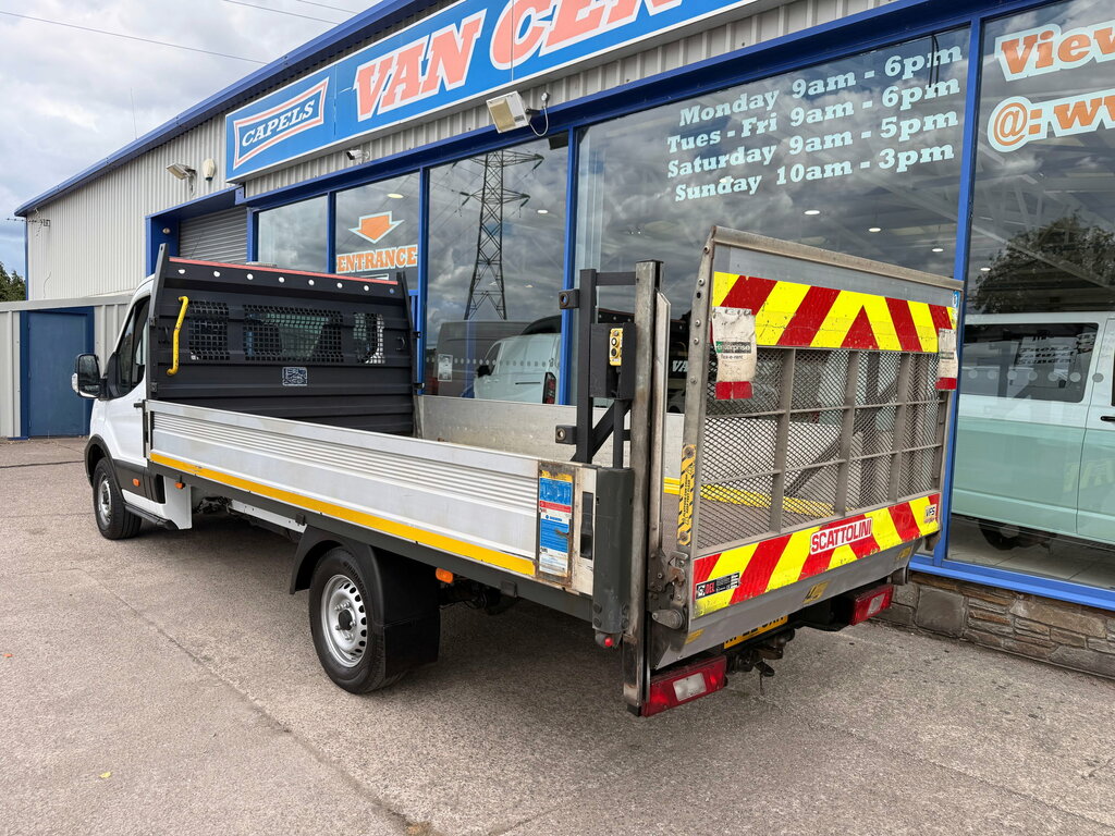 Ford Transit Custom 2.0 350 Ecoblue Hd Leader Dropside Flatbed Die WP22CXK White #4