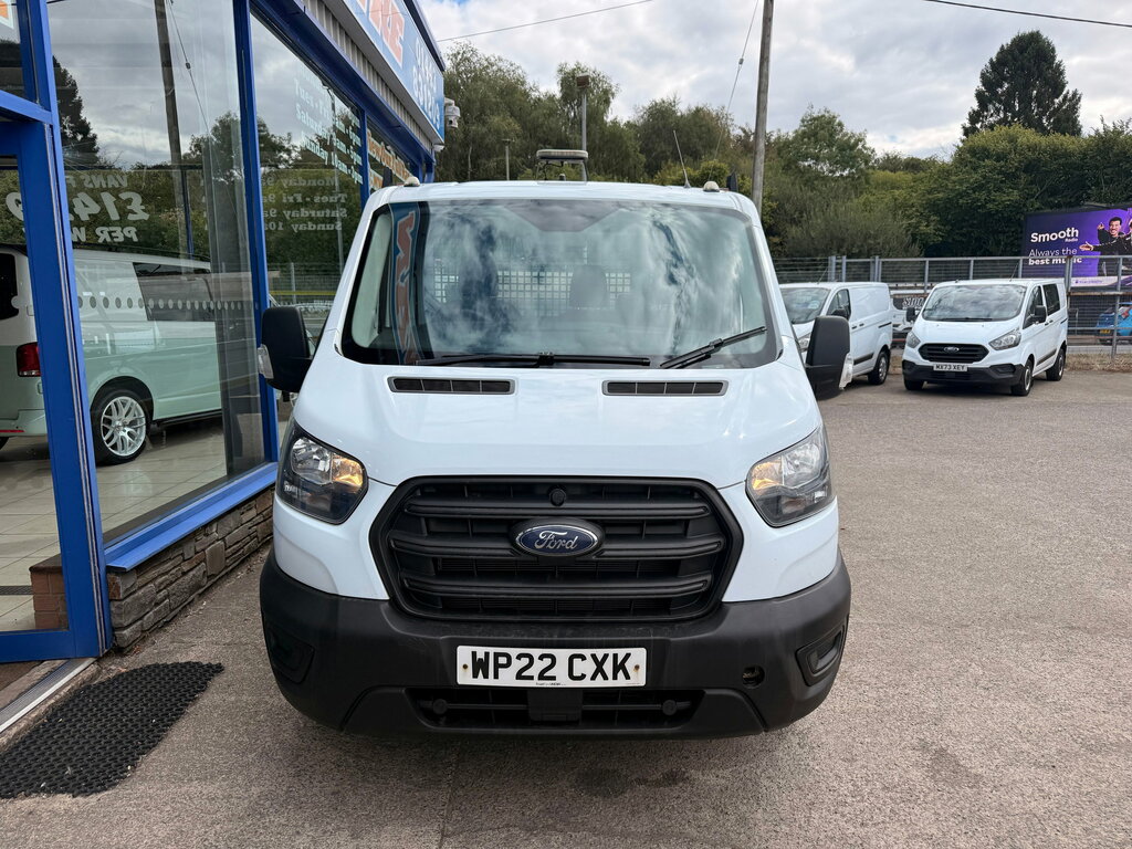 Ford Transit Custom 2.0 350 Ecoblue Hd Leader Dropside Flatbed Die WP22CXK White #2