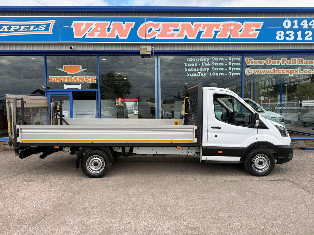 Ford Transit Custom 2.0 350 Ecoblue Hd Leader Dropside Flatbed Die WP22CXK White #6