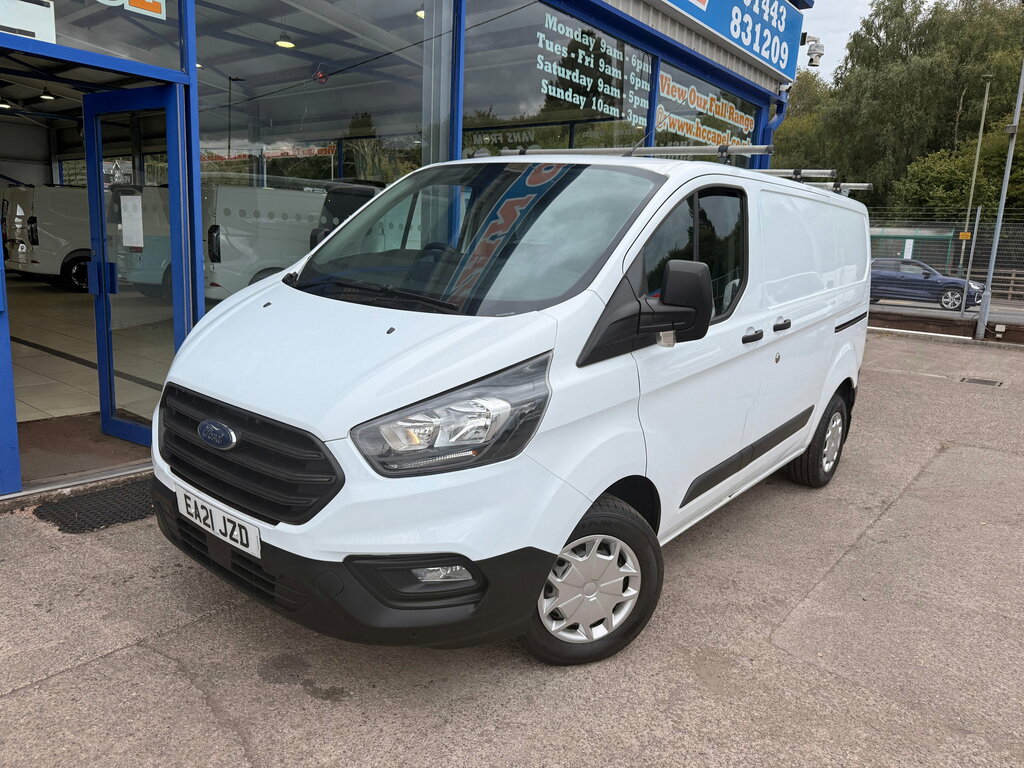 Ford Transit Custom 2.0 300 Ecoblue Leader Panel Van EA21JZD White