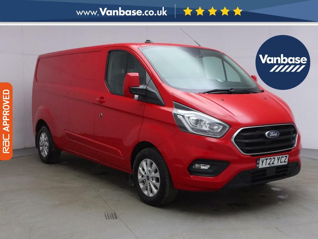 Ford Transit Custom 2.0 320 Ecoblue Limited Panel Van Manua YT22YCZ Red