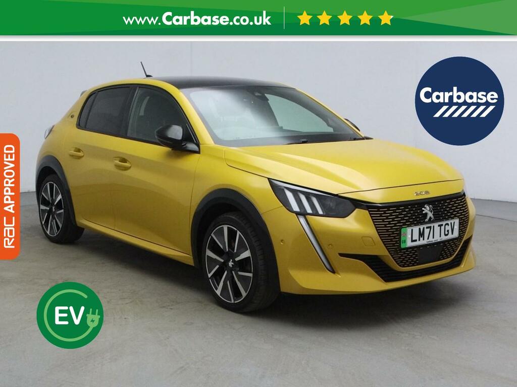 Peugeot e-208 50Kwh Gt Premium Hatchback 136 LM71TGV Yellow