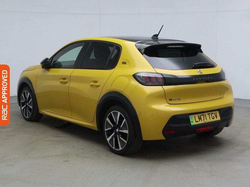 Peugeot e-208 50Kwh Gt Premium Hatchback 136 LM71TGV Yellow #4