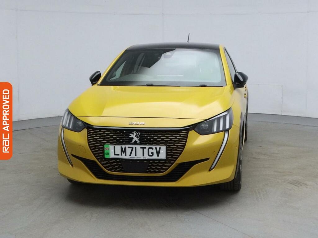 Peugeot e-208 50Kwh Gt Premium Hatchback 136 LM71TGV Yellow #6