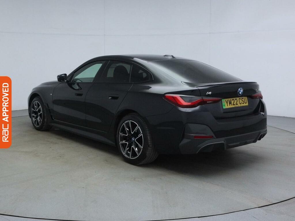 BMW i4 40 83.9Kwh M Sport Gran Coupe Ed YM22CSU Black #4