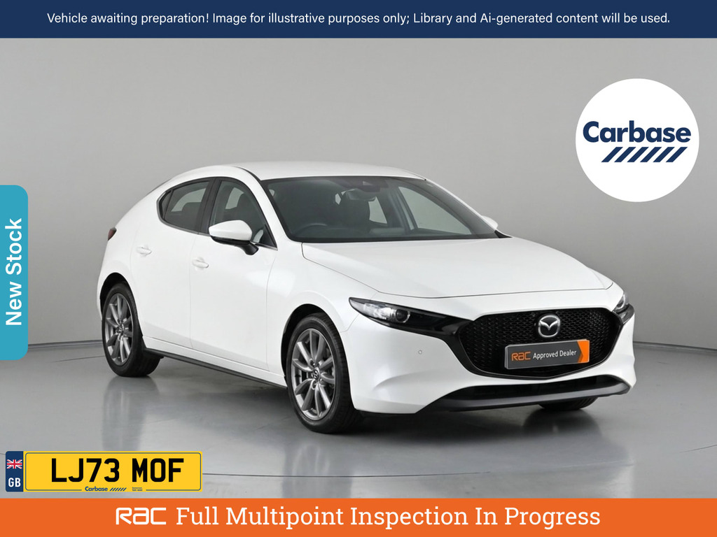 Mazda 3 2.0 E-skyactiv-g Mhev Centre-line Hatchback Pe White