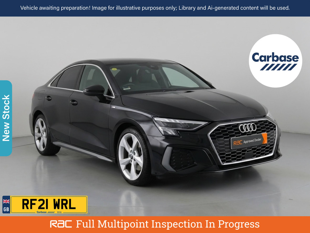 Audi A3 1.0 Tfsi 30 S Line Saloon S Tronic Euro Black
