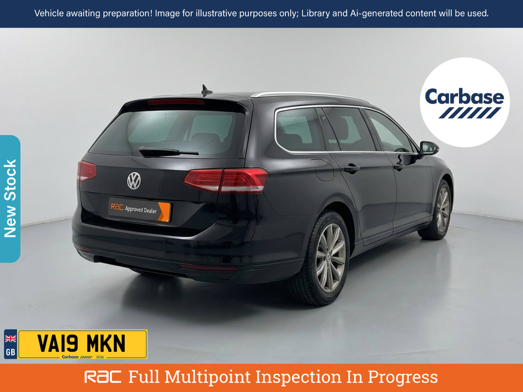 Volkswagen Passat 2.0 Tdi Se Business Estate Euro Black #2