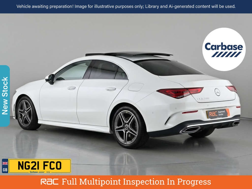 Mercedes-Benz CLA Class 1.3 Cla180 Amg Line Premium Plus 2 Coupe Pet White
