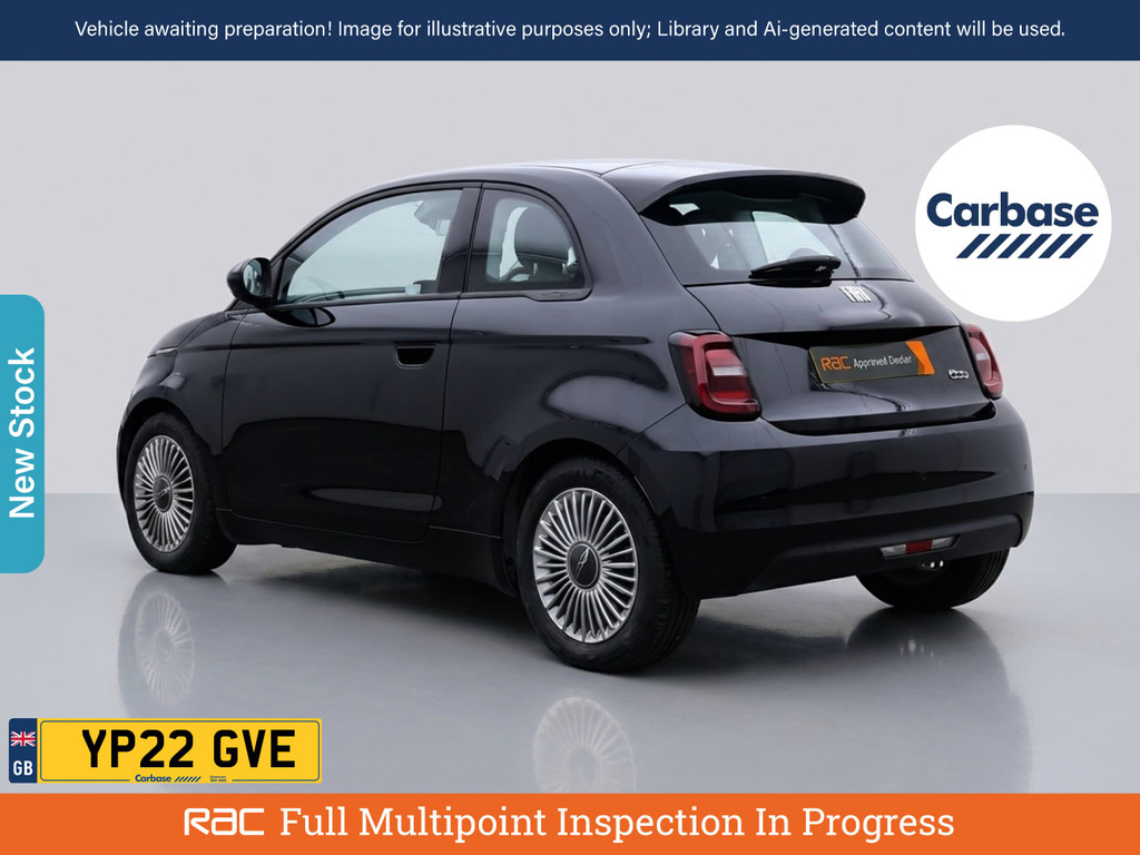 Fiat 500E 42Kwh Icon Hatchback 118 Ps Black