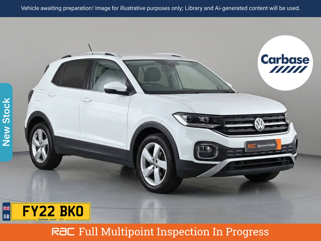 Volkswagen T-Cross 1.0 Tsi Sel Suv Euro 6 Ss 11 White