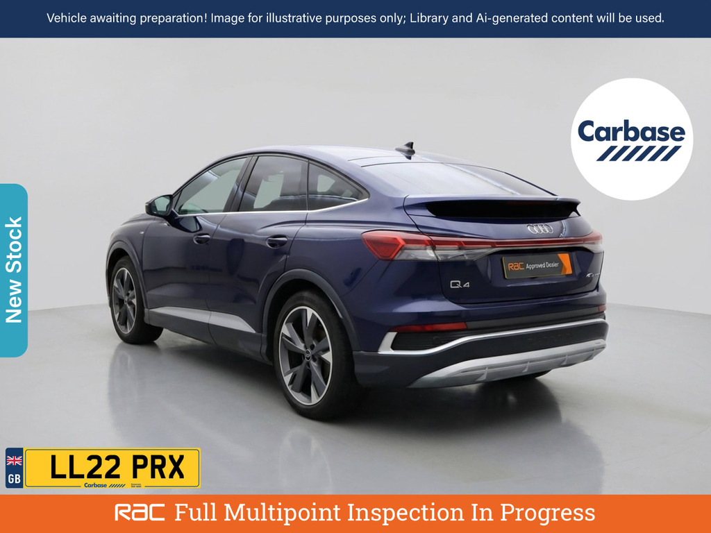 Audi Q4 E Tron 40 S Line Sportback 82Kwh 204 P Blue #2