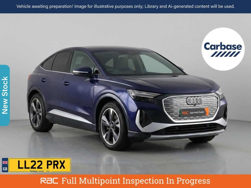 Audi Q4 E Tron 40 S Line Sportback 82Kwh 204 P Blue