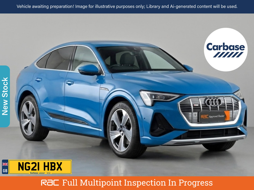 Audi E-tron 55 S Line Sportback Quattro 95Kw Blue