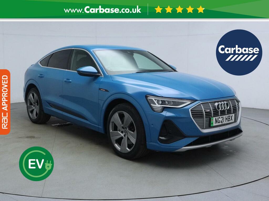 Audi E-tron 55 S Line Sportback Quattro 95Kw Blue