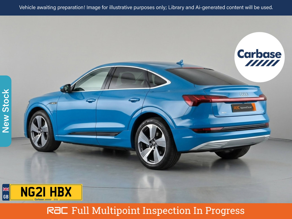 Audi E-tron 55 S Line Sportback Quattro 95Kw Blue #2