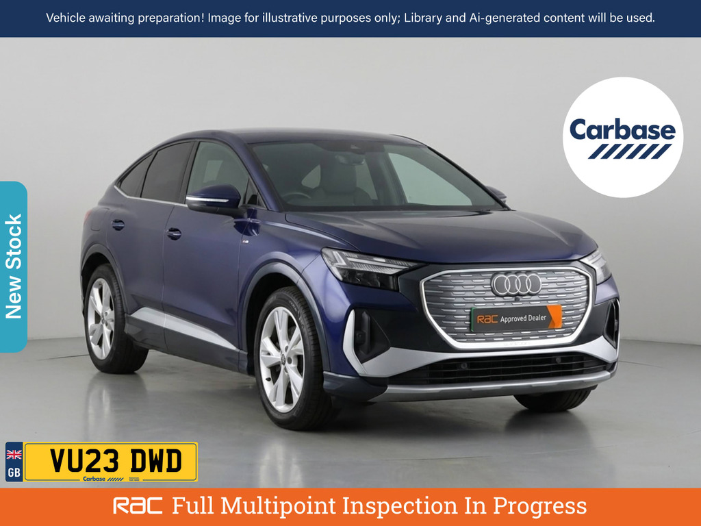 Audi Q4 E Tron 40 S Line Sportback 82Kwh 204 P Blue
