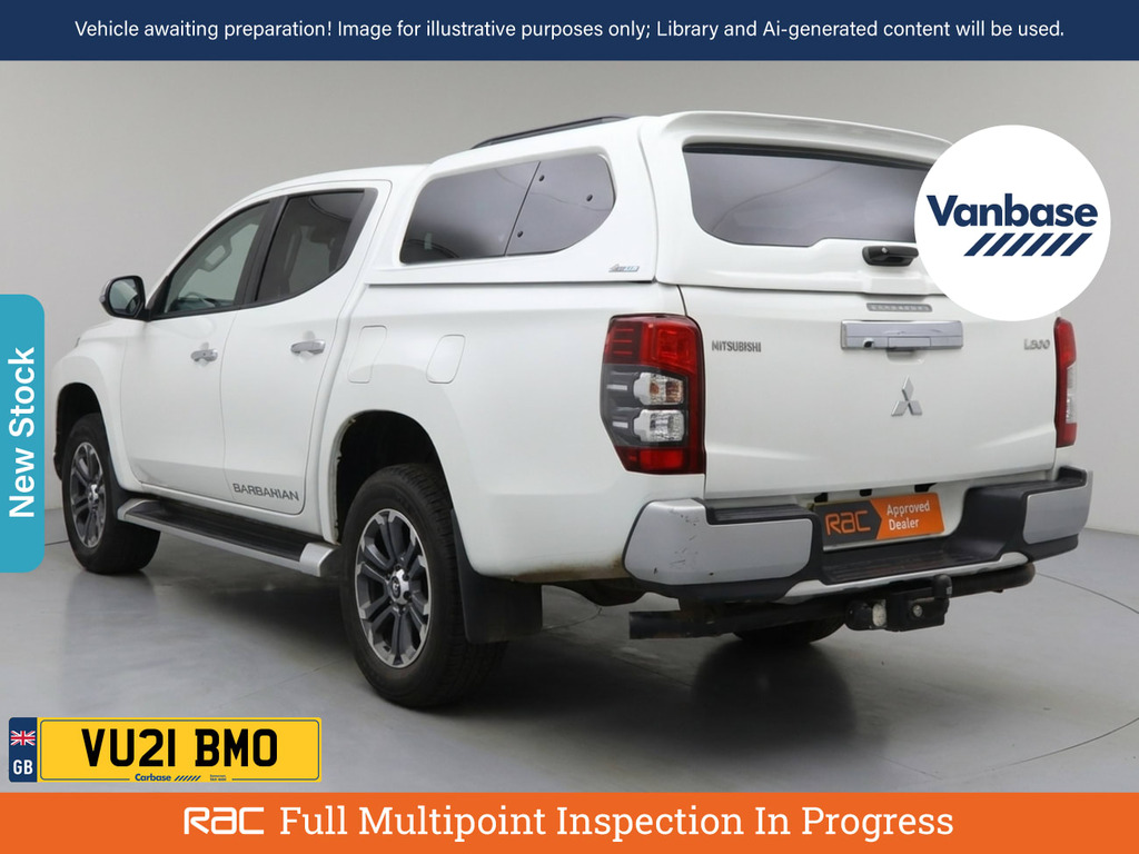 Mitsubishi L200 2.2 Di-d Dc Barbarian Pickup Double Cab White #2