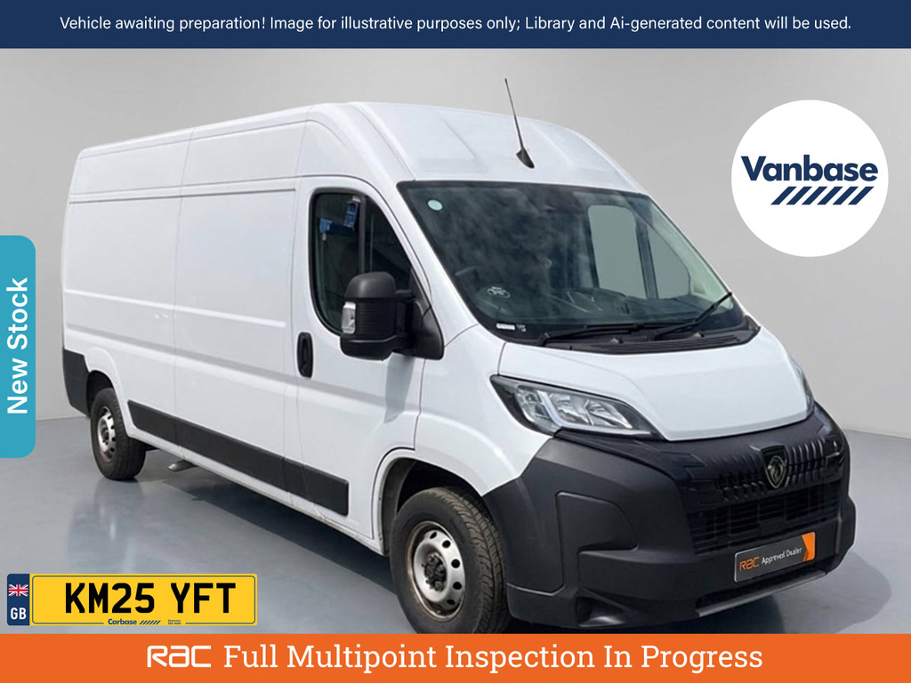 Peugeot Boxer 2.2 Bluehdi 335 Professional Panel Van White