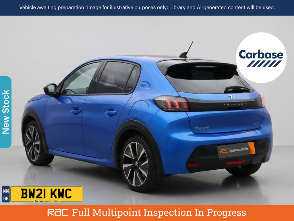 Peugeot e-208 50Kwh Gt Hatchback 136 Ps Blue #2