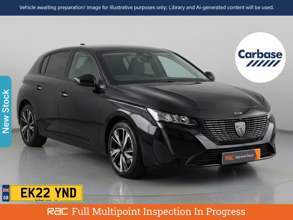 Peugeot 308 1.2 Puretech Allure Hatchback Eat Euro Black