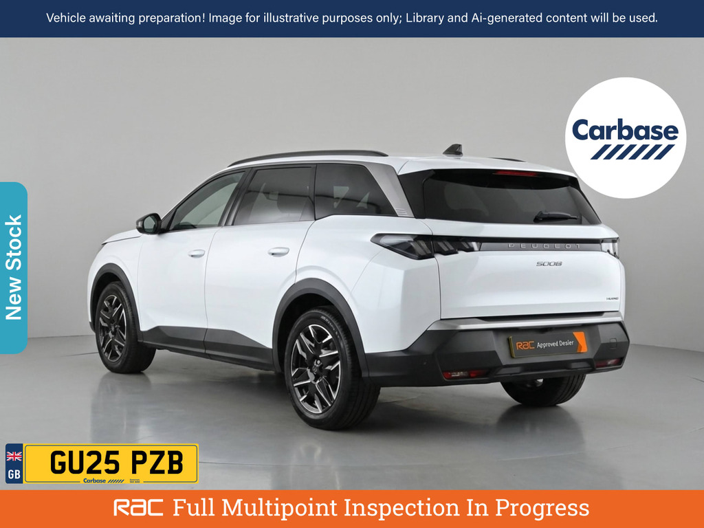 Peugeot 5008 1.2 Allure Suv Hybrid E-dsc6 Euro 6 S White #2