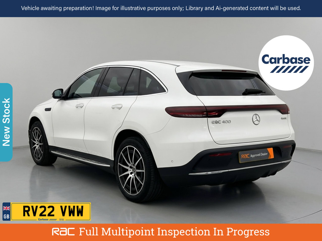 Mercedes-Benz EQC Eqc 400 80Kwh Amg Line Suv 4Mati White #2