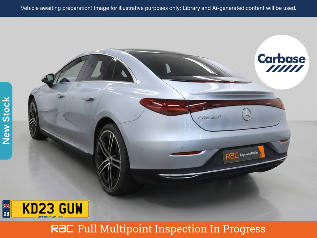 Mercedes-Benz EQE Eqe 300 89Kwh Exclusive Luxury Saloon Silver