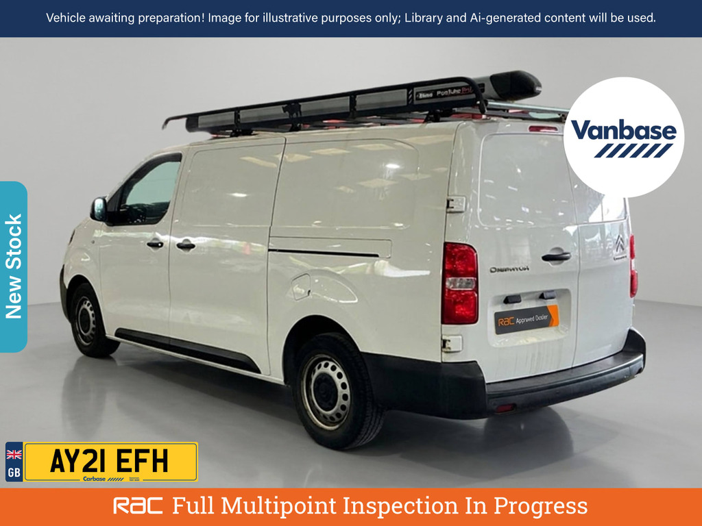 Citroen Dispatch 1.5 Bluehdi 1200 Enterprise XL Panel Van 6Dr Diese White
